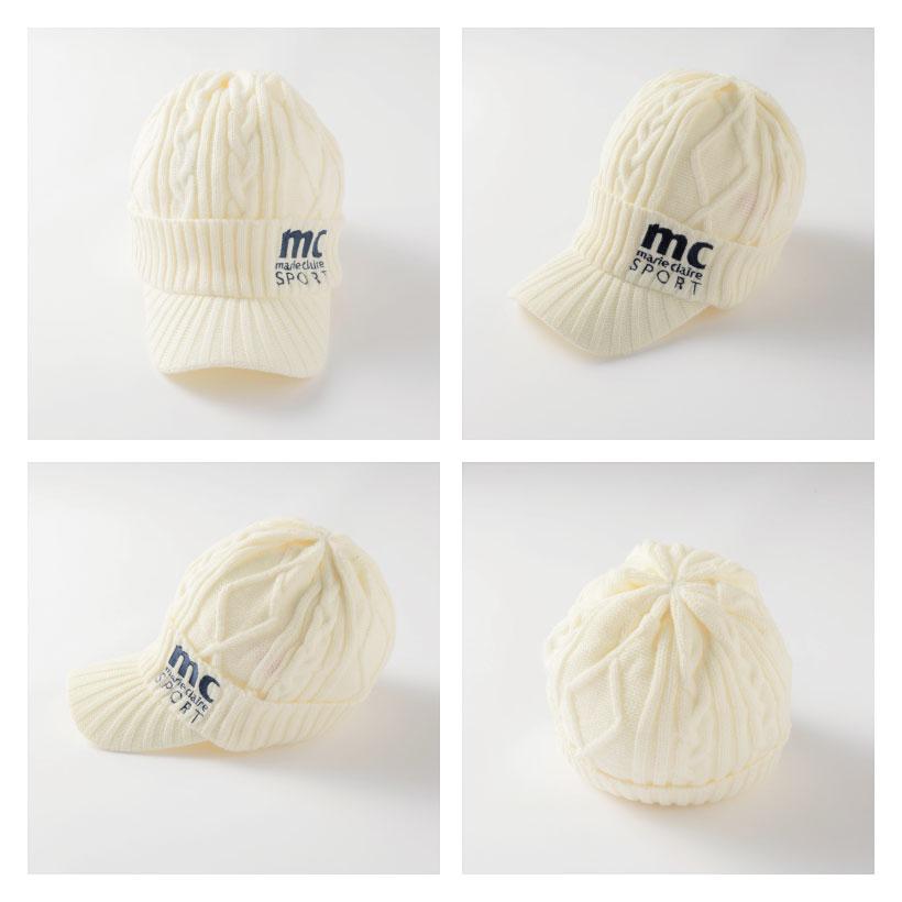 Marie Claire（マリ クレール） レディース ビーニー ニット帽 帽子