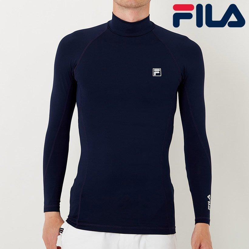 インナーシャツ メンズ フィラゴルフ 463円 無地 絶妙なデザイン ネイビー1