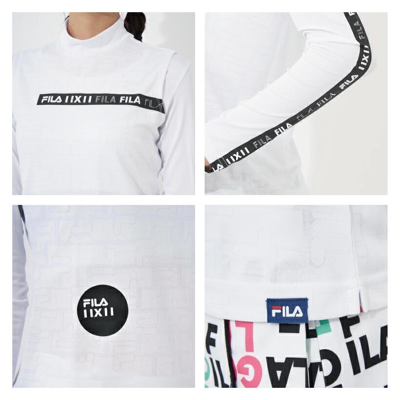 FILA レディース ノースリーブ+長袖インナーシャツ セット