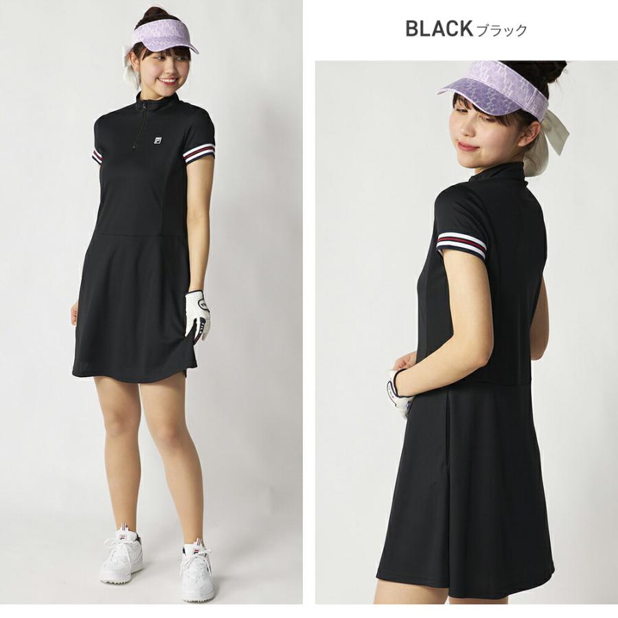 FILA GOLF ワンピース ゴルフウェア レディース 半袖 FILAGOLF フィラ