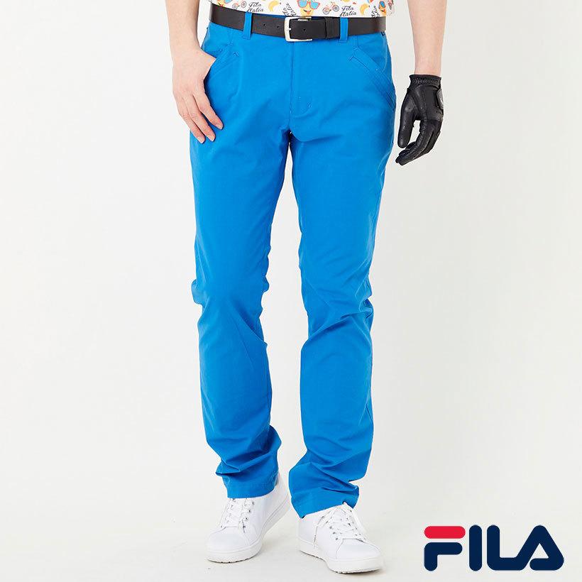 【2/19〜20ポイント5倍】FILA フィラ GOLF メンズ ストレッチツイルパンツ ブルー 781301アウトレット パンツ