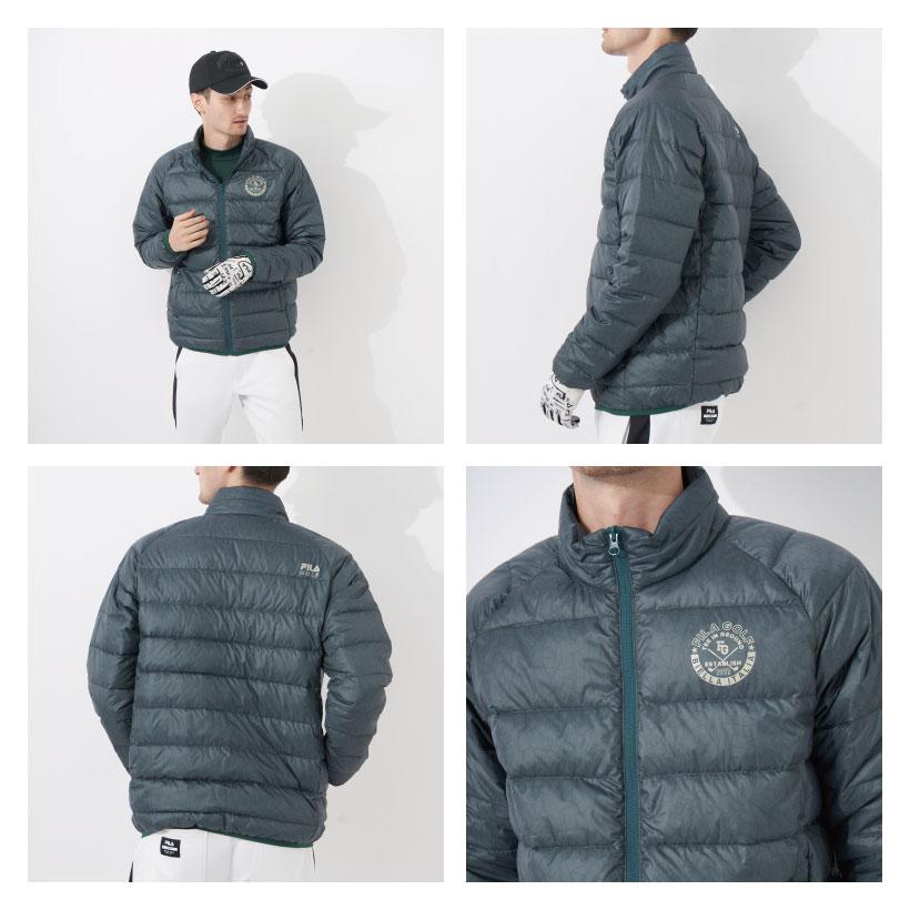FILA メンズ ライトダウン ジャケット アウター 撥水加工 ゴルフ FILA メンズ ライトダウン ジャケット アウター 撥水加工 ゴルフ