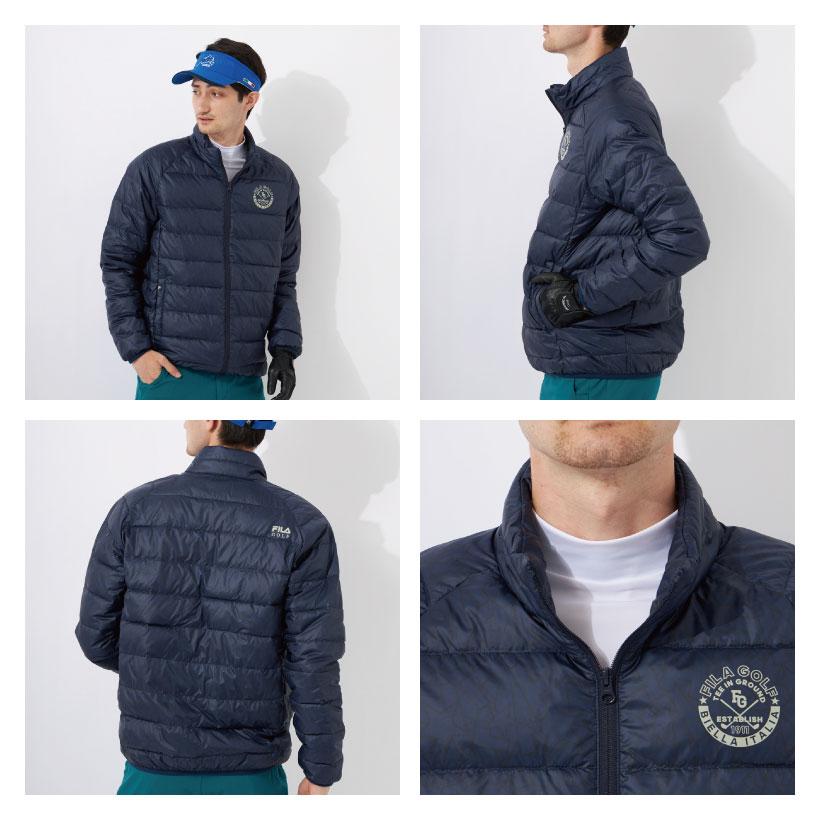 FILA メンズ ライトダウン ジャケット アウター 撥水加工 ゴルフ FILA メンズ ライトダウン ジャケット アウター 撥水加工 ゴルフ