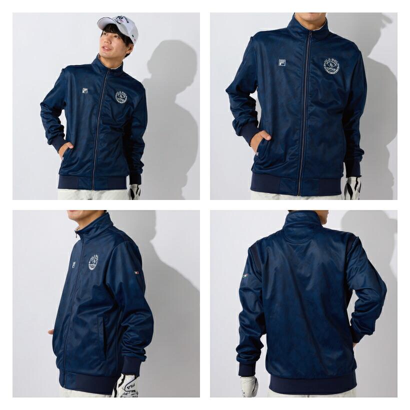 新品○FILA GOLF○ カモフラボンディングブルゾン 裏フリース