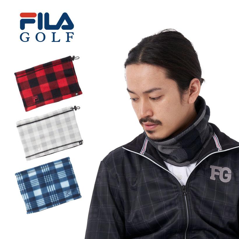 FILA - FILA ゴルフ ジャケットとネックウォーマー FILA メンズ ネックウォーマーフリース 防寒 ゴルフウェア ユニ