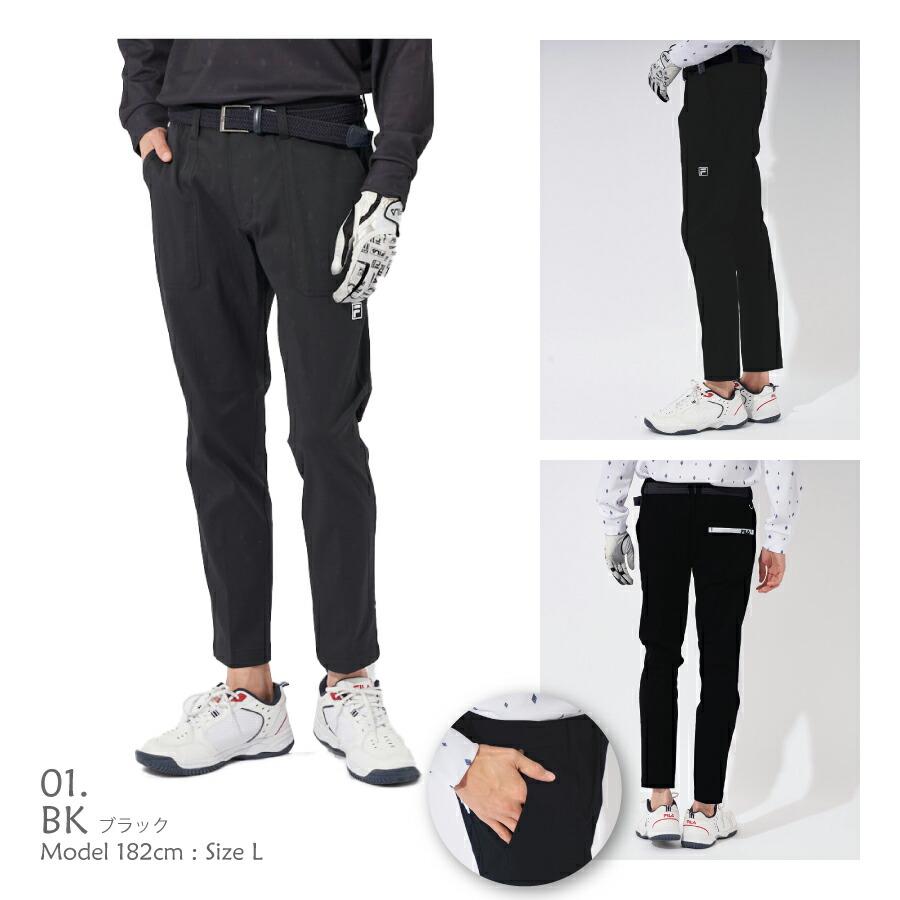 FILA メンズ ゴルフ テーパード9分丈パンツ GOLF ストレッチ FILA メンズ ゴルフ テーパード9分丈パンツ GOLF ストレッチ