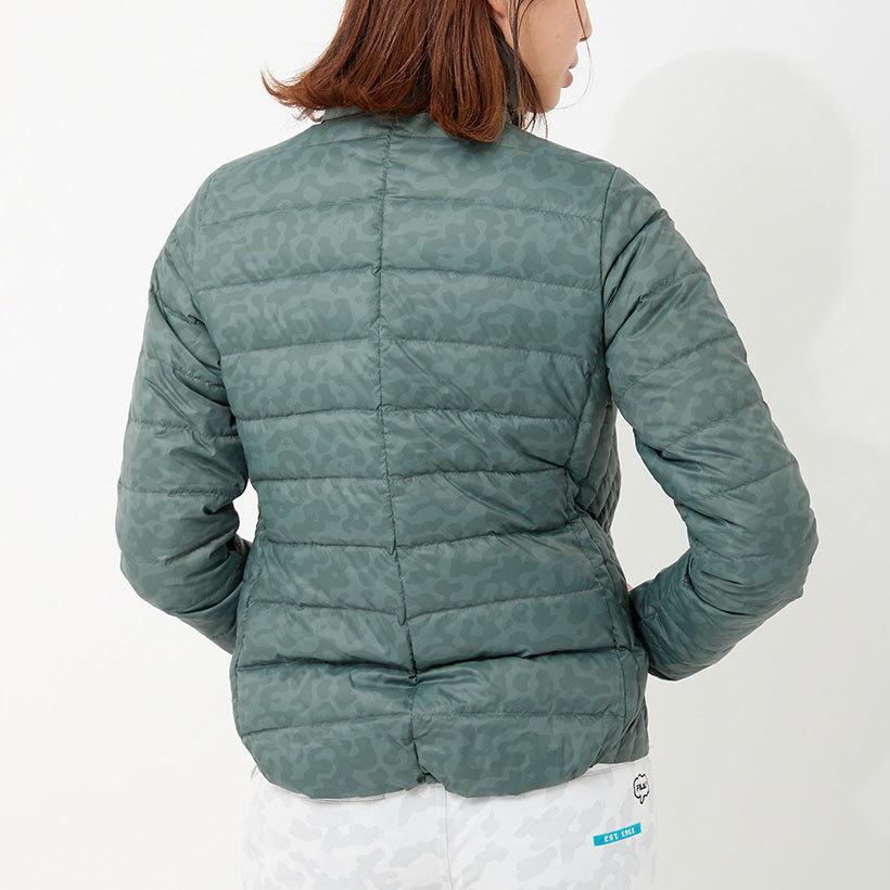 FILA フィラ GOLF レディース ライトダウンジャケット カーキ 791207