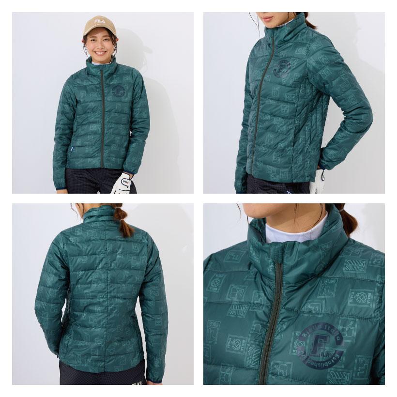 FILA レディース ライトダウンジャケット ウォッシャブル 収納袋 FILA レディース ライトダウンジャケット ウォッシャブル 収納袋