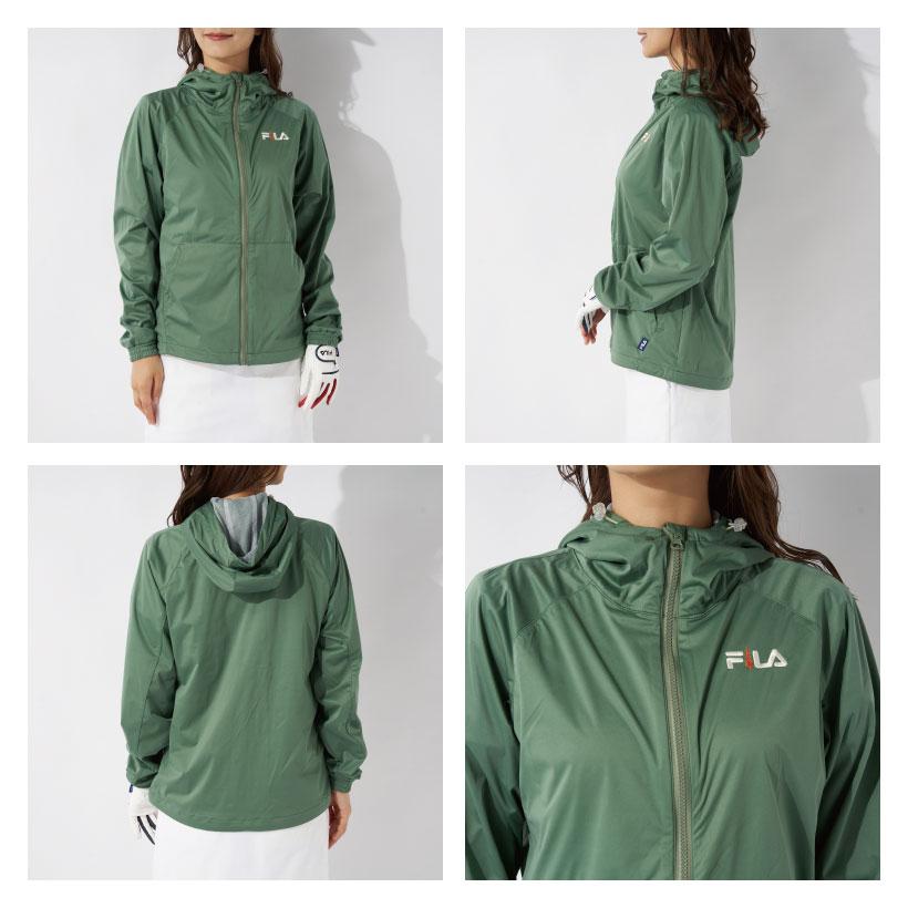 FILA（フィラ） ゴルフウェアレディース ベスト ブルゾン 2点セット