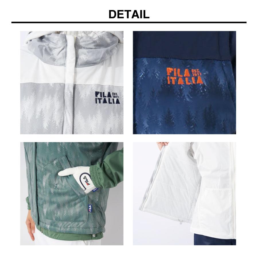 FILA ゴルフウェアレディース ベスト ブルゾン 2点セット
