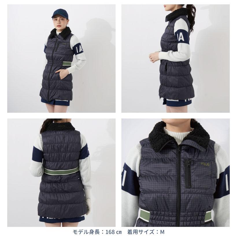 FILA ゴルフウェアレディース ワンピース チュニックベスト 20代 FILA ゴルフウェアレディース ワンピース チュニックベスト 20代