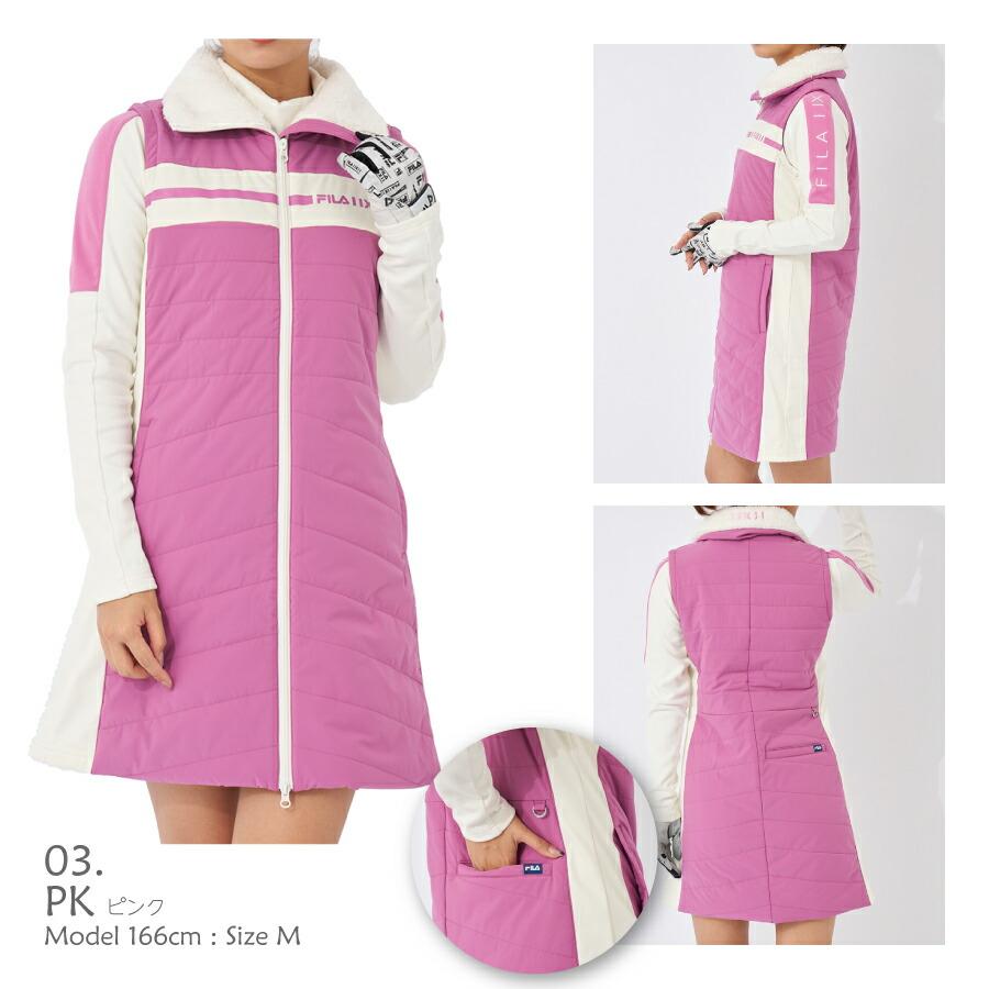 FILA（フィラ） レディース ゴルフ ワンピース 中綿ワンピース FILA