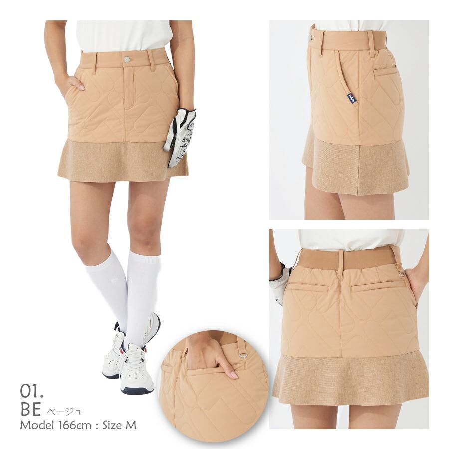 FILA（フィラ） レディース ゴルフ スカート 中綿 ニット FILA GOLF