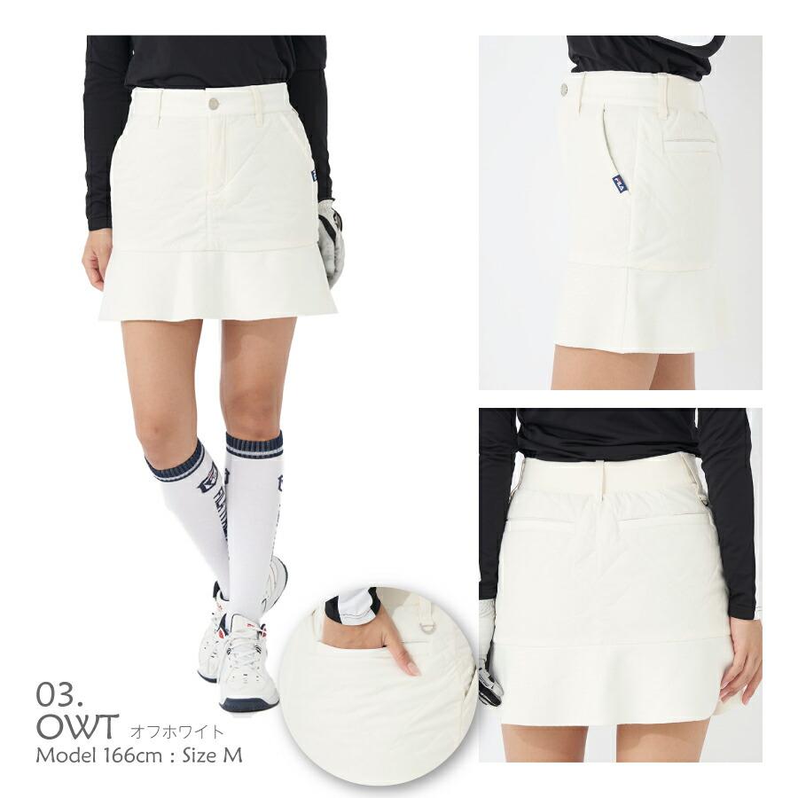 FILA（フィラ） レディース ゴルフ スカート 中綿 ニット FILA GOLF