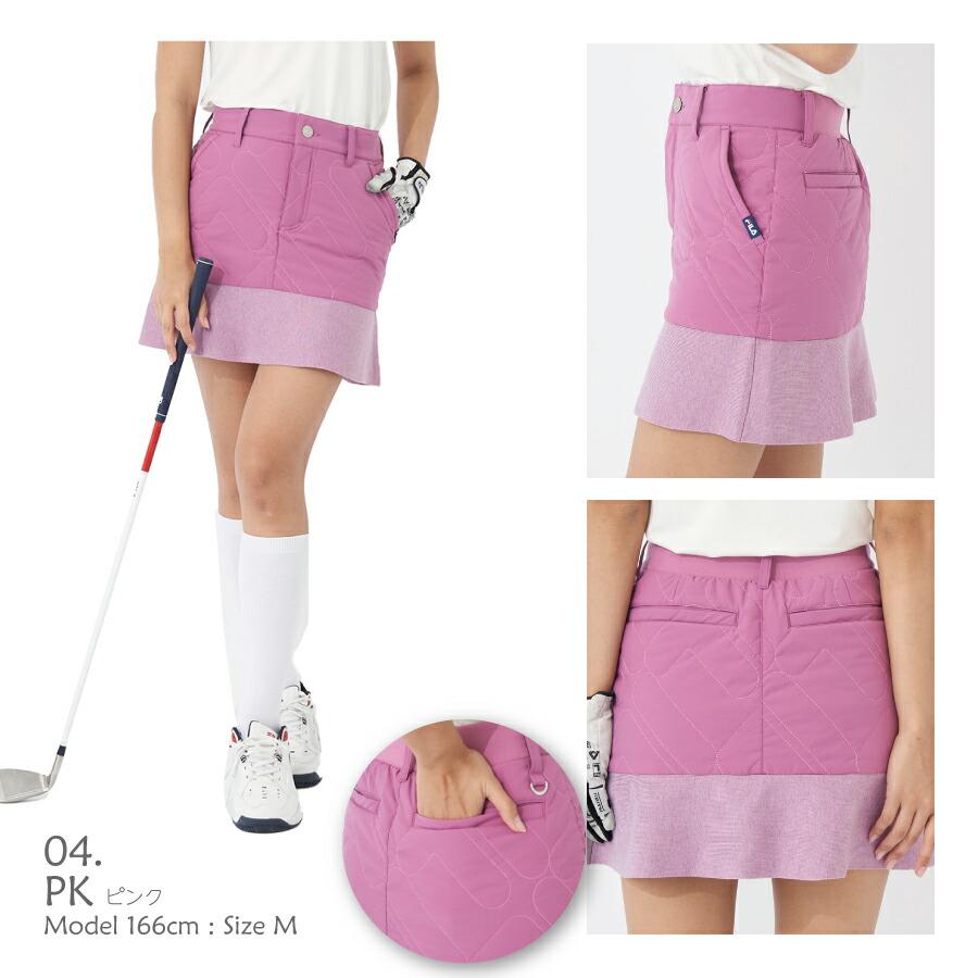 FILA（フィラ） レディース ゴルフ スカート 中綿 ニット FILA GOLF
