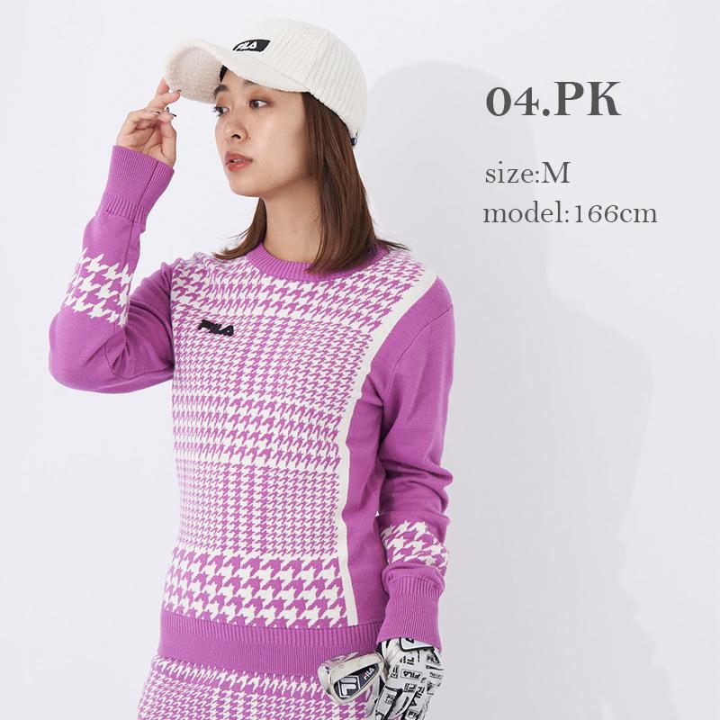 FILA GOLF レディース ゴルフ セーター ニット S M L フィラ グレン