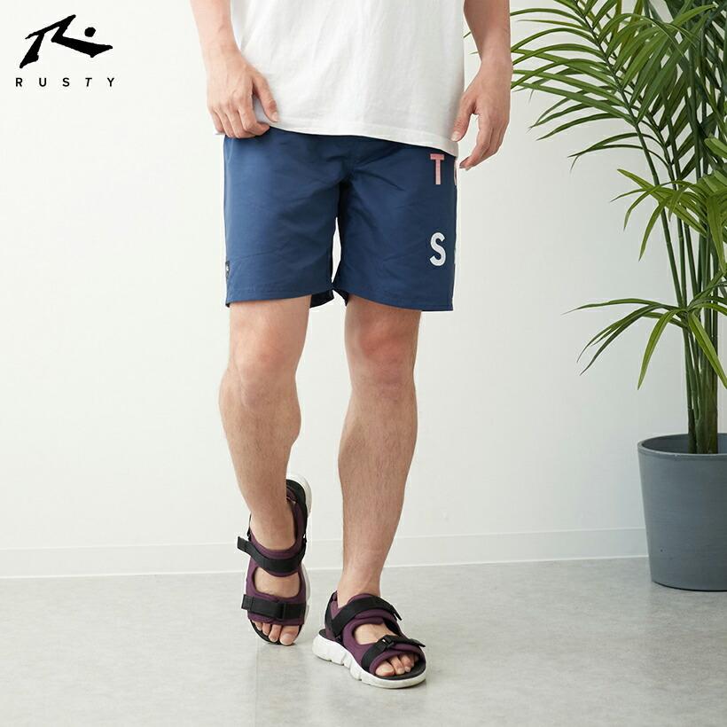 Rusty ラスティ メンズ 水着 トランクス ネイビー クリアランスセール Nvy Oceanweb Yahoo Japan店 通販 Yahoo ショッピング