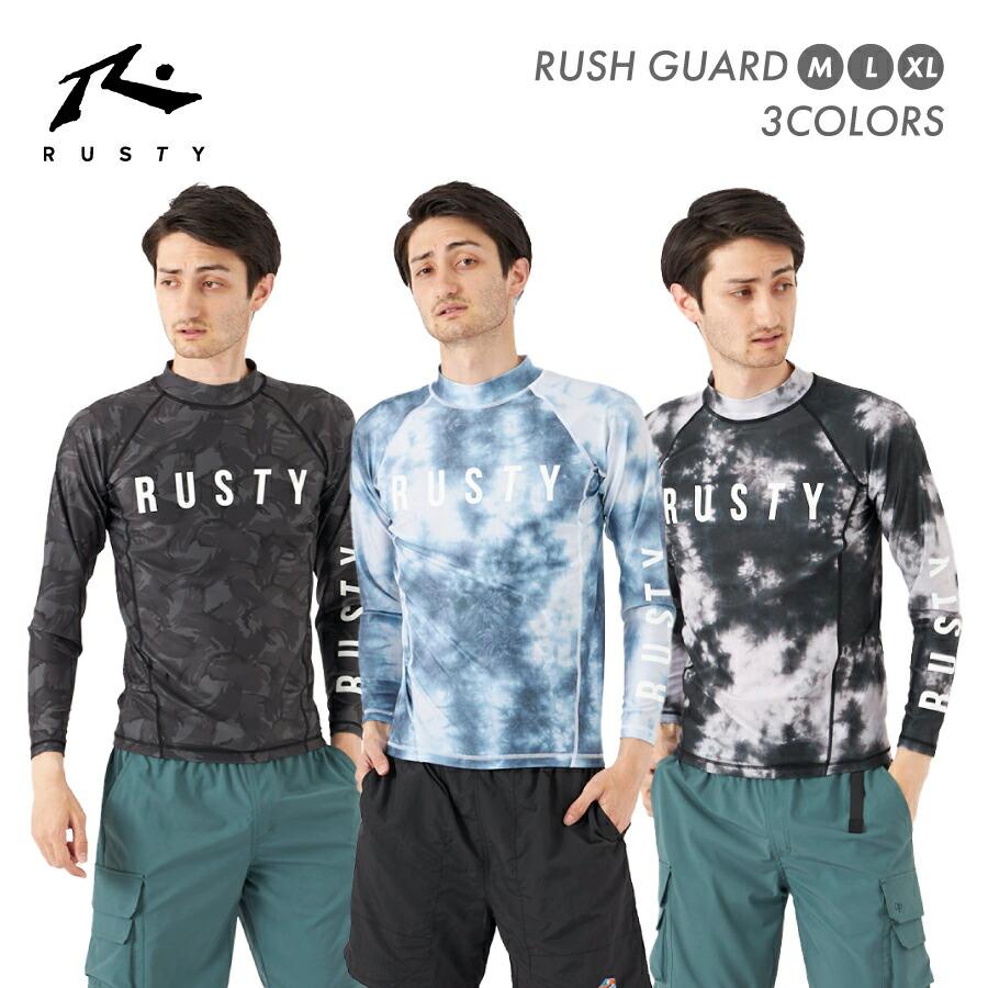 RUSTY（ラスティ） ラッシュガード メンズ 長袖 メンズラッシュガード