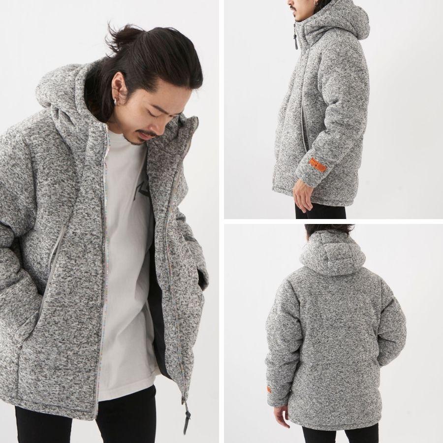 メンズ 中綿ジャケット RUSTY アウター ジャケット フード付き ルミナ