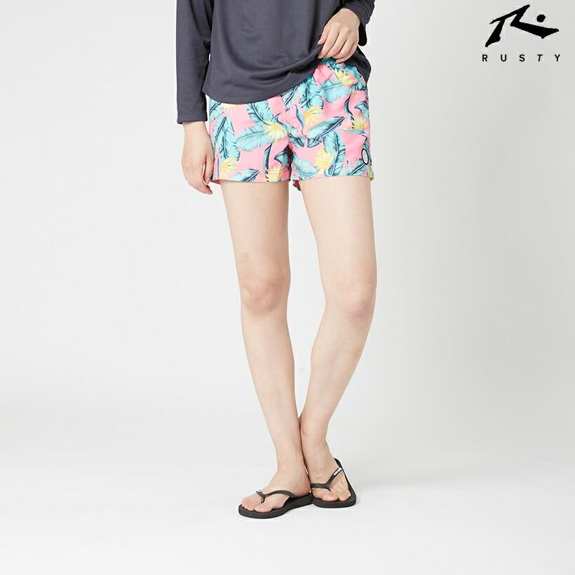 RUSTY ラスティ レディース ボードショーツ ピンク 939404 939404pnkOCEANweb Yahoo! JAPAN店