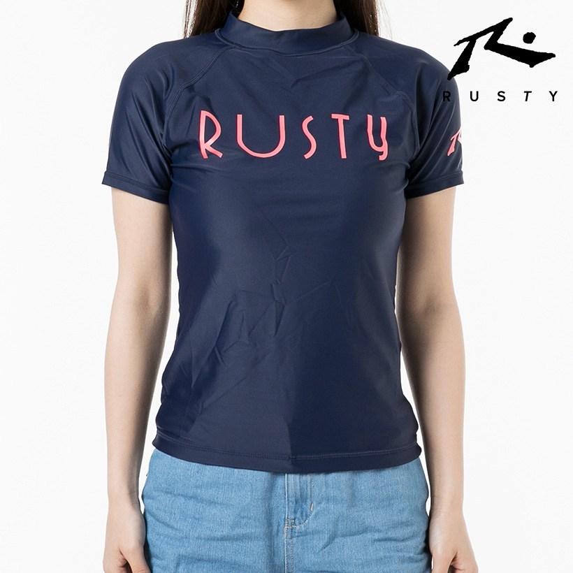 ラッシュガード 半袖 レディース ラスティ Uvウェア ロゴ 日焼け対策 海 マリンスポーツ プール Oceanweb Paypayモール店 通販 Paypayモール