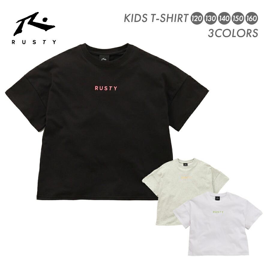 RUSTY（ラスティ） キッズ デジタルアート Tシャツ 半袖 吸汗速乾