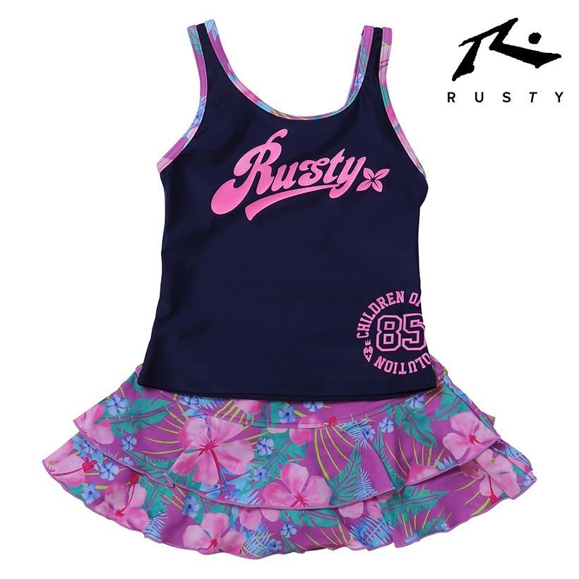 709円 ランキング22 ラスティキッズ Kids キッズ ワンピース フレアスカート 水着 リボンスカート プール アウトレット