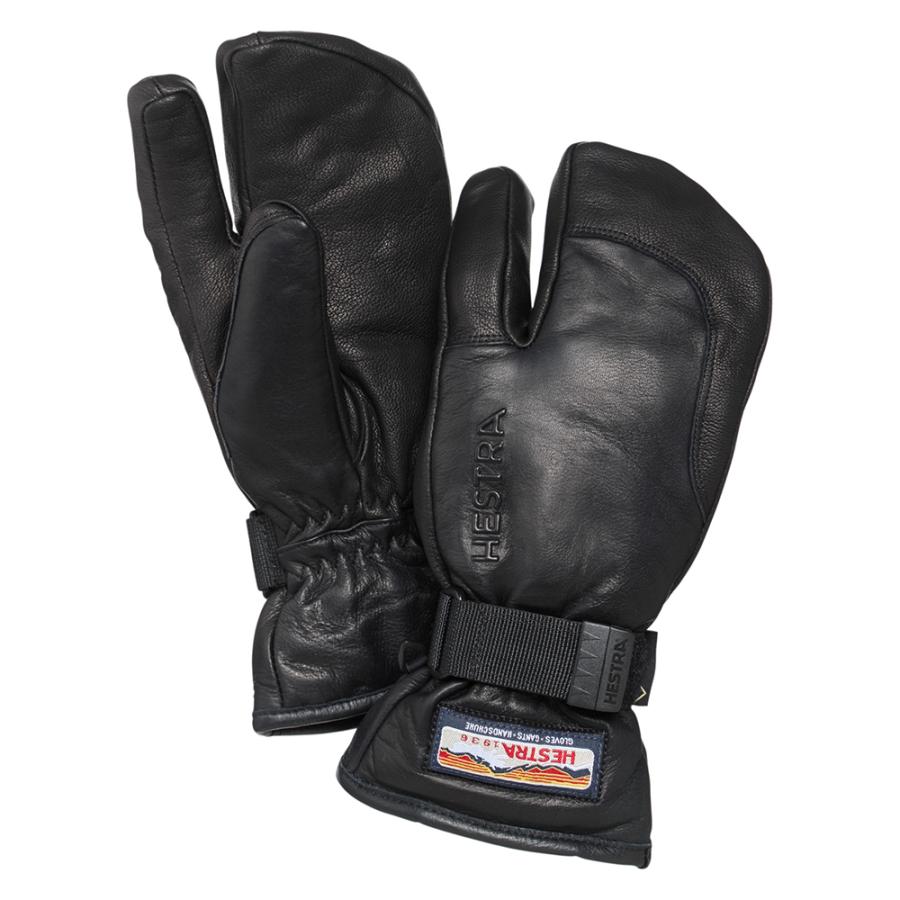 HESTRA ヘストラ 33882 3-FINGER GTX FULL LEATHER BLKカラー サイズ9  
