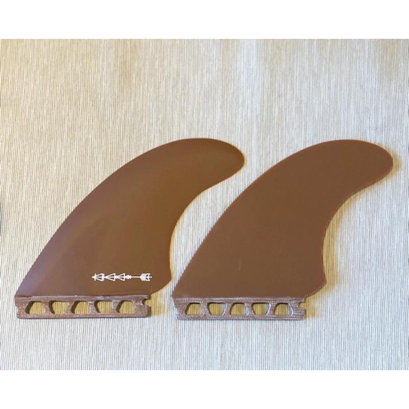 TAPPY FIN TWIN ブラウン TAPPY FIN TWIN ブラウン TAPPY TWIN FIN !! | ZLAND supply