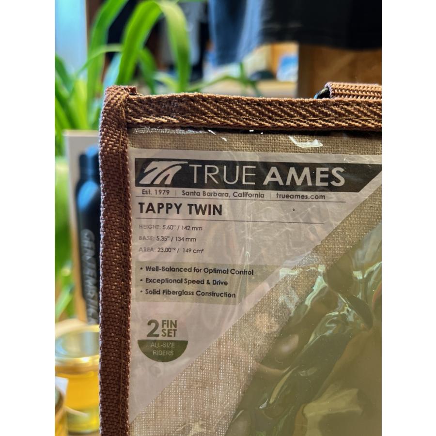 TRUE AMES「TAPPY TWIN」 クリアカラー フューチャーフィン ツイン 