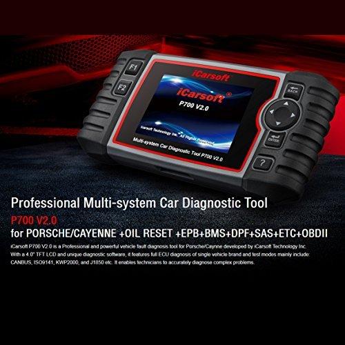 iCarsoft 自動診断スキャナー P700 V2.0 ポルシェ用 ABS エアバッグ iCarsoft 自動診断スキャナー P700 V2.0 ポルシェ用 ABS エアバッグ