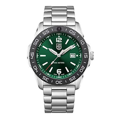 印象のデザイン Luminox パシフィックダイバー XS.3137並行輸入 腕時計 スイス製 ステンレススチール グリーン 腕時計用ベルト、バンド