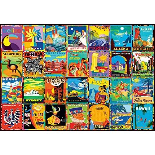 最安値で  Buffalo Games - Colorful Destinations - 1500 ピース ジグソー パズル並行輸入 ジグソーパズル