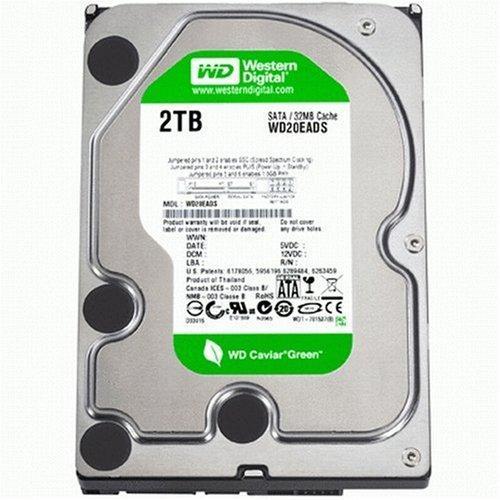 Western Digital Caviar グリーン WD20EADS 2TB 32MB キャッシュ 7200RPM SATA/300 ハードドライ