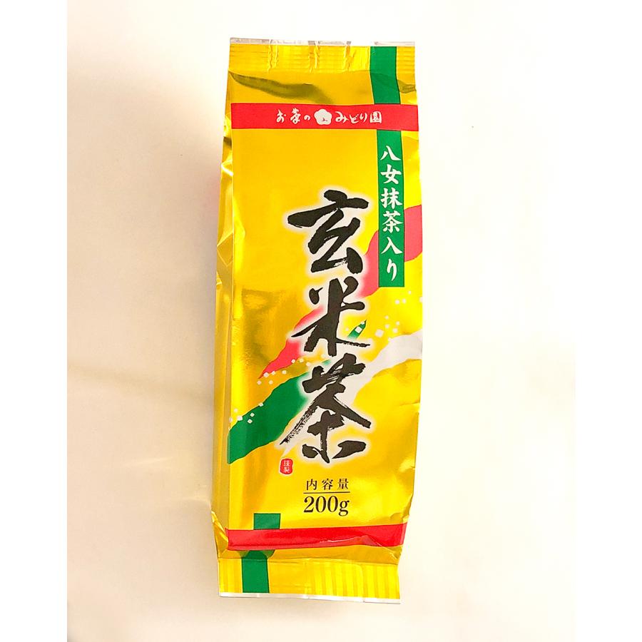 八女抹茶入り玄米茶 200g : お茶のみどり園 - 通販 - Yahoo 八女抹茶入り玄米茶 200g : お茶のみどり園 - 通販 - Yahoo