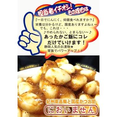 無臭にんにく　梅辰株式会社/静岡市　徳用　うめしん梅にんにく1kg(500g×2袋）｜ocha｜02