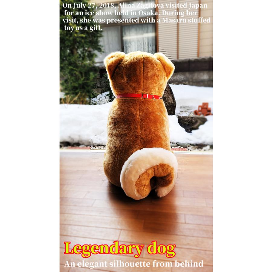 【3日間限定値下げ♫】秋田犬マサル　ぬいぐるみ　特大 即日出荷】益社団法人秋田犬保存会 秋田犬 マサル ぬいぐるみ 特大