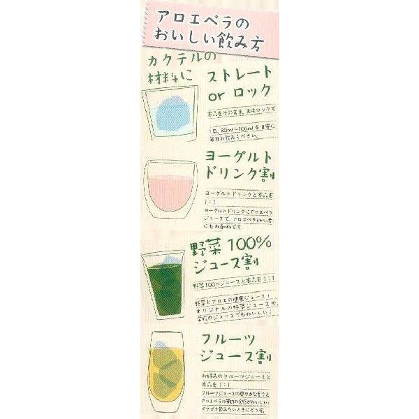 山原生まれのアロエベラジュース1,000mＬ×2本｜ocha｜04