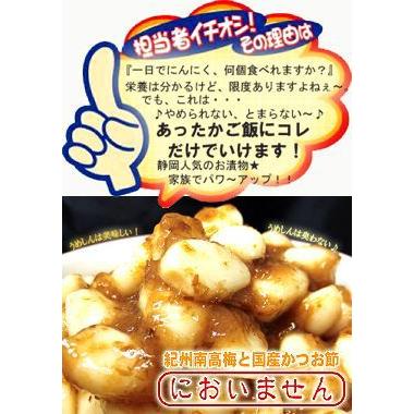 無臭にんにく　梅辰株式会社/静岡市　徳用　うめしん梅にんにく1kg(500g×2袋 ）｜ocha｜02