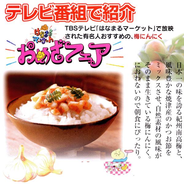 静岡市　梅辰株式会社　梅にんにく2kg　500g×4袋　紀州南高梅と国産かつお節で熟成　かつお梅にんにく　匂わない 漬物　パリパリ食感　うめしん　オリジナル | 紀州 | 03