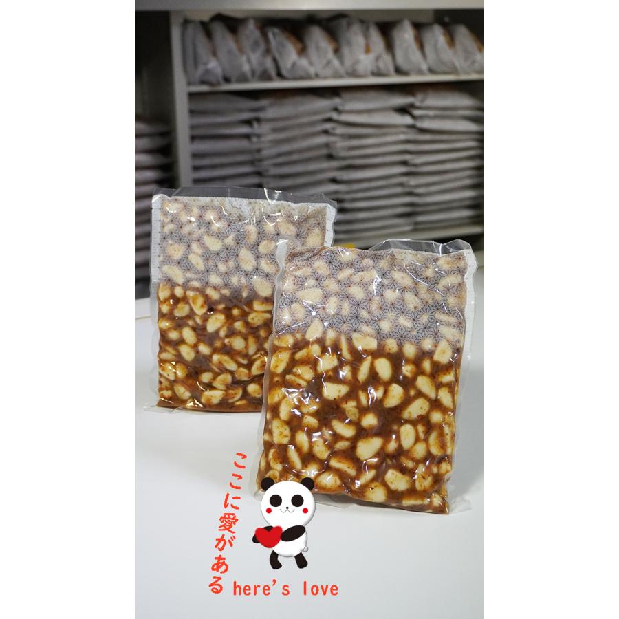 静岡市　梅辰株式会社　梅にんにく2kg　500g×4袋　紀州南高梅と国産かつお節で熟成　かつお梅にんにく　匂わない 漬物　パリパリ食感　うめしん　オリジナル | 紀州 | 05