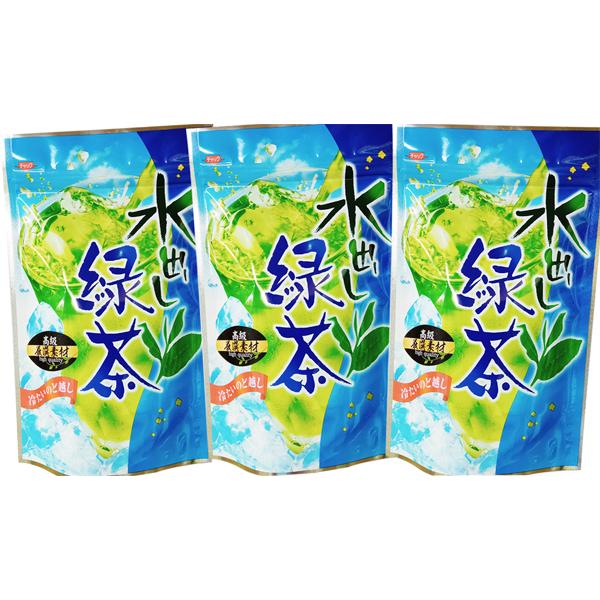 高級水出し緑茶ティーバッグ　7ｇ×12Ｐ ３袋セット／ネコポス送料無料／鹿児島県知覧産／緑茶／深蒸し茶／粉茶／ティーパック／抹茶／水出し｜ochanosato｜04