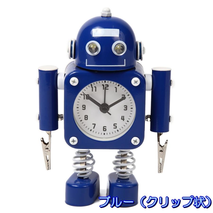 ロボット型 目覚まし時計 めざまし時計 子供 こども アナログ 音と光でお知らせ プレゼントにも 全10種類 007 Oci Life Creation 通販 Yahoo ショッピング