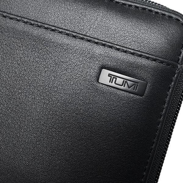 [未使用品] TUMI トゥミ　トラベルウォレット　オーガナイザー　ブラック TUMI（トゥミ） 長財布 クラッチバッグ トラベルウォレット 本革