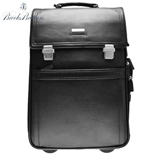 ブルックスブラザーズ 総革 レザー スーツケース BROOKS BROTHERS キャリーバッグ ラゲージ 旅行鞄 ブラック 黒