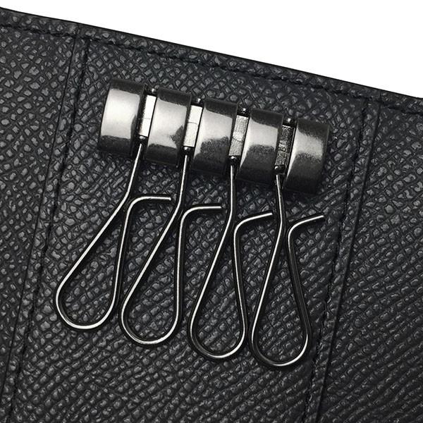 品揃え豊富で 本革 Coach キーケース メンズ コーチ キーケース ブランド コーチ Coach レザー Blk アウトレット ブラック F 黒 4連キーケース 財布 帽子 ファッション小物