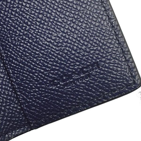 COACH コーチ メンズ キーケース 本革 レザー 4連キーケース 紺