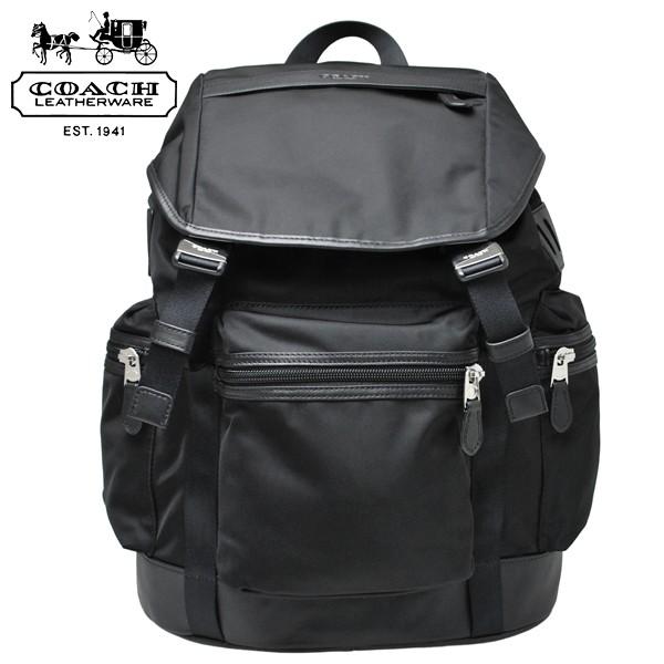 コーチ バックパック メンズ バッグ Coach Mens リュックサック デイパック ナイロン レザー 黒 ブラック F714 Blk アウトレット 送料無料 F714blk Bagnall 通販 Yahoo ショッピング