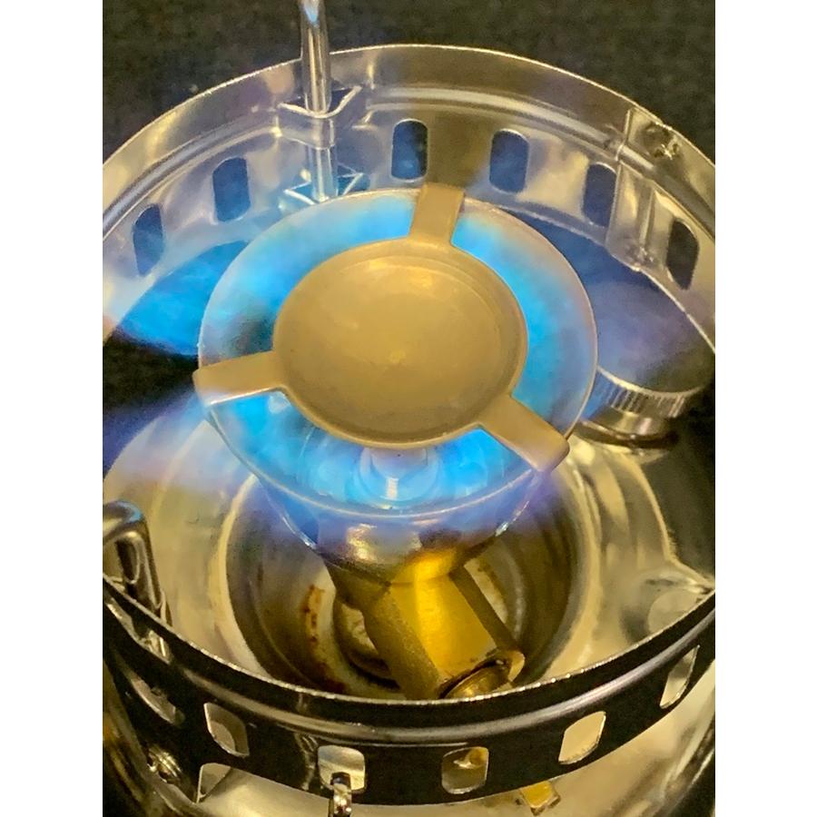 Lixada ポータブル キャンピング ガソリンストーブ ステンレス製 Back