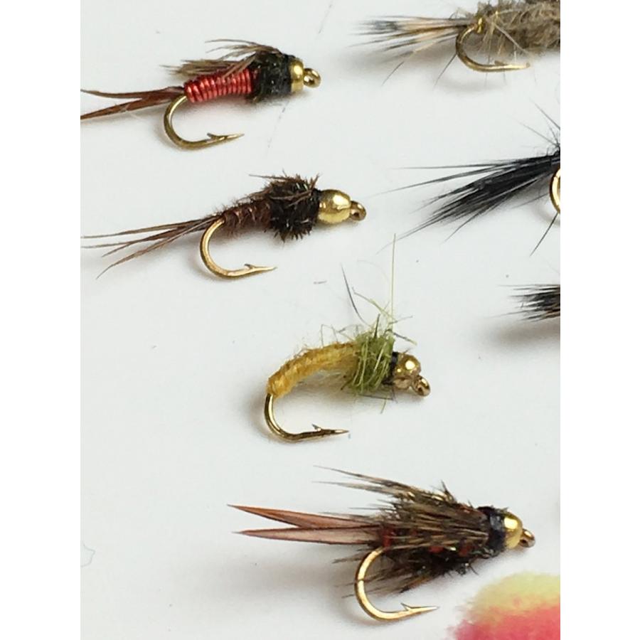 入門用完成フライ ビーズヘッドミッジニンフ エッグ ワーム付 15本セット 16 Fry Fishing 04 Gnc Shop 通販 Yahoo ショッピング